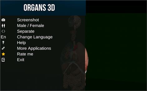órganos 3D (Anatomía) imagen