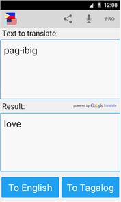 Tagalog English Translator image