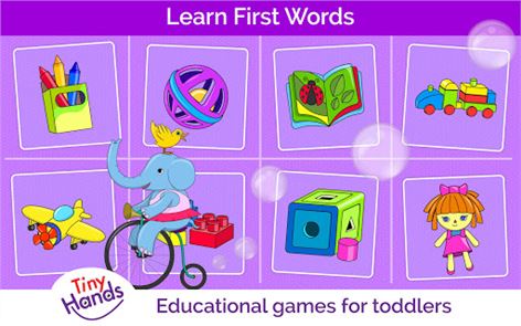 First words games for kids image
