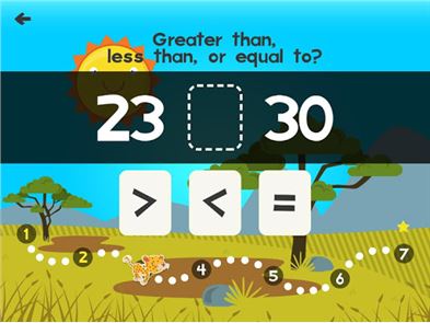 Animal First Grade Math Games image