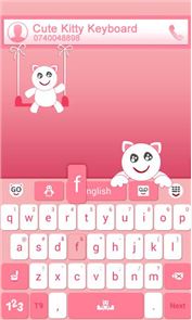 GO Keyboard Cute Kitty Theme image