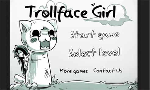 Troll Face Girl image