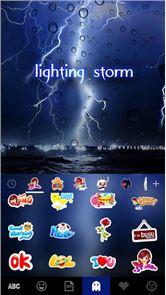 Lighting Storm Kika Keyboard image
