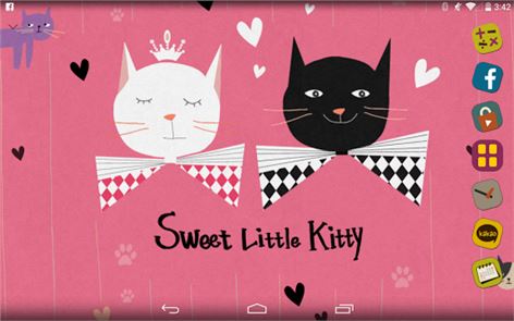 Sweet Kitty Atom Theme image