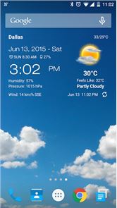 Weather & Clock Widget Android image
