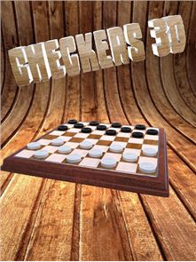 Checkers - Draughts 3D image
