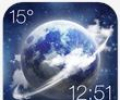 HD Transparent Weather Clock